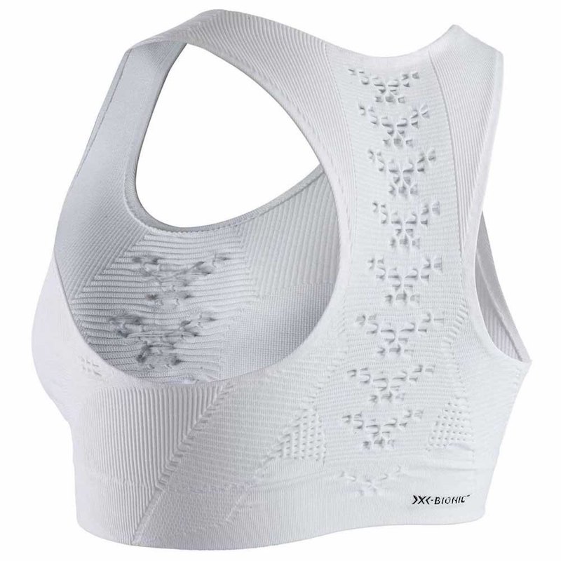 brassière femme X-Bionic Energizer 4.0 Reva blanc vue de dos